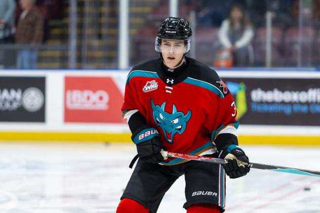 Kelowna Rockets defenceman Owen Hayden