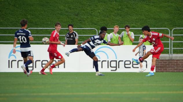Chicago Fire II and Chattanooga FC in action