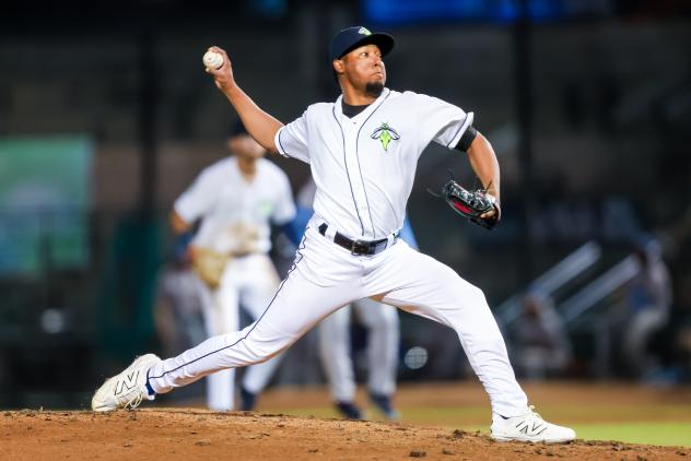 Columbia Fireflies' Henson Leal in action