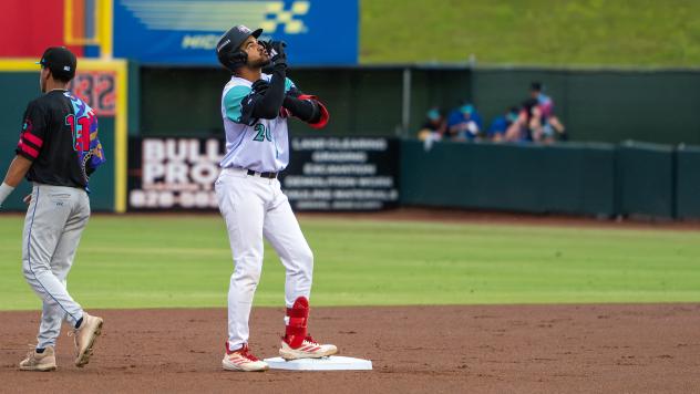 Hickory Crawdads' Paulino Santana