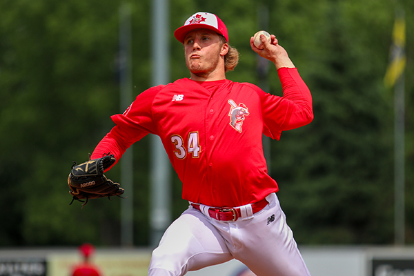 Winnipeg Goldeyes pitcher Weston Lombard
