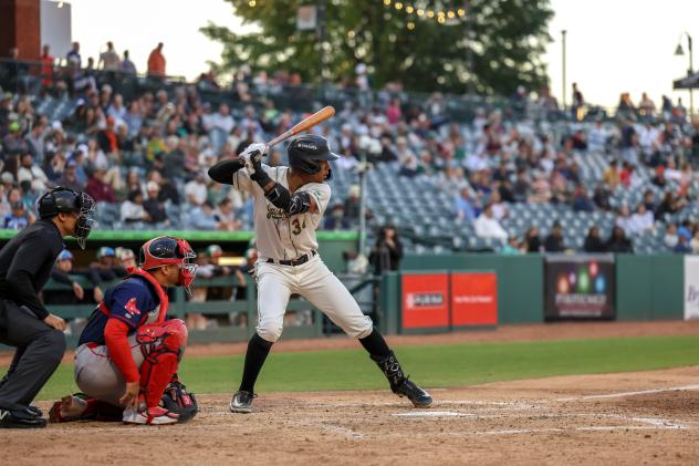 Greensboro Grasshoppers outfielder Jhonny Severino