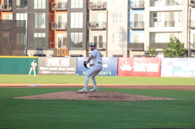 Greensboro Grasshoppers pitcher Jack Anker