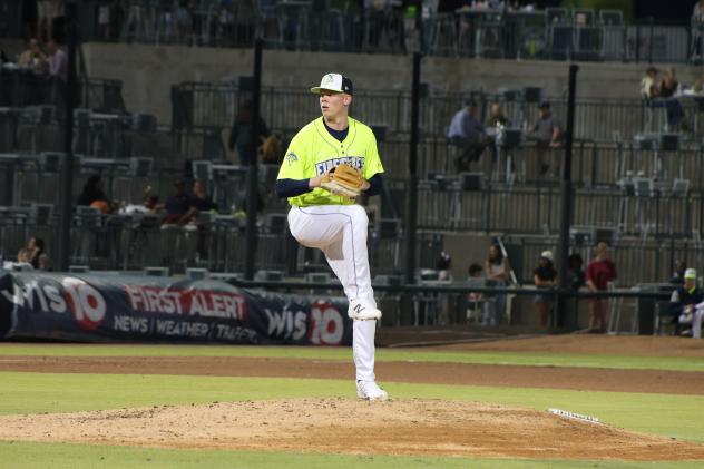 Columbia Fireflies pitcher Brandon Herbold