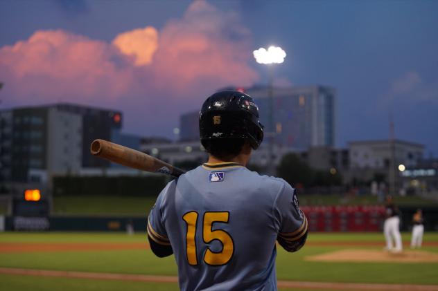 Montgomery Biscuits catcher Caden Bodine