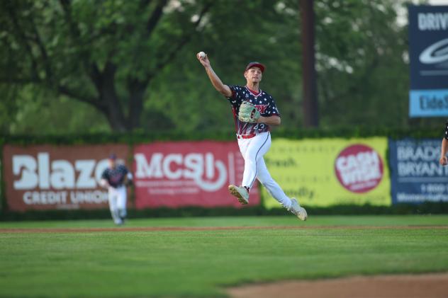 St. Cloud Rox' Colton Rother in action
