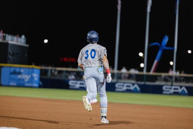 Pensacola Blue Wahoos' Cam Cannarella on game night