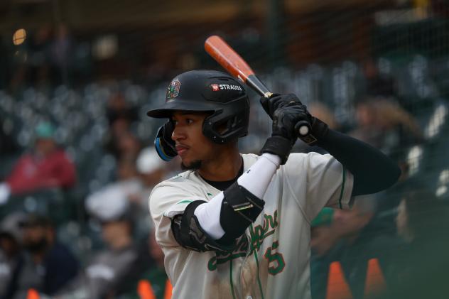 Greensboro Grasshoppers outfielder Edward Florentino