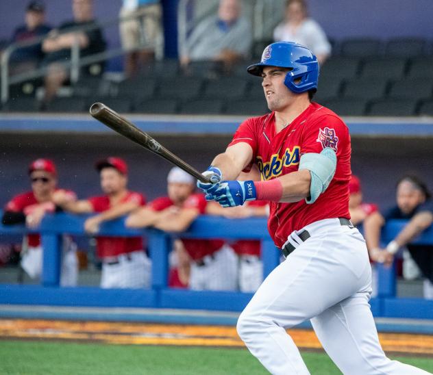 High Point Rockers catcher/outfielder Luke Napleton
