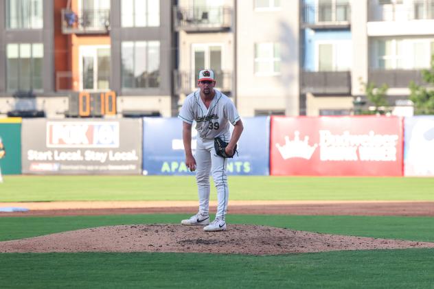 Greensboro Grasshoppers pitcher Jack Anker