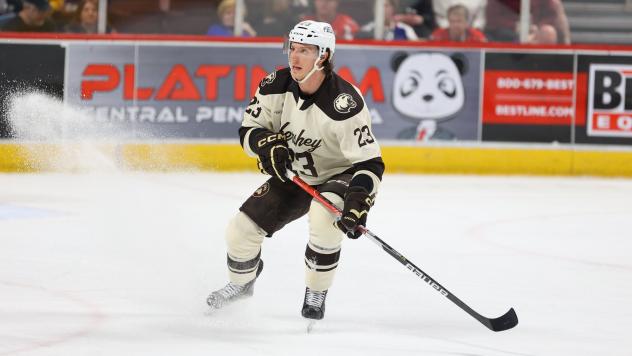 Forward Mike Sgarbossa with the Hershey Bears