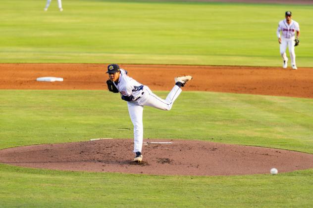 Charleston RiverDogs pitcher Blake Morgan