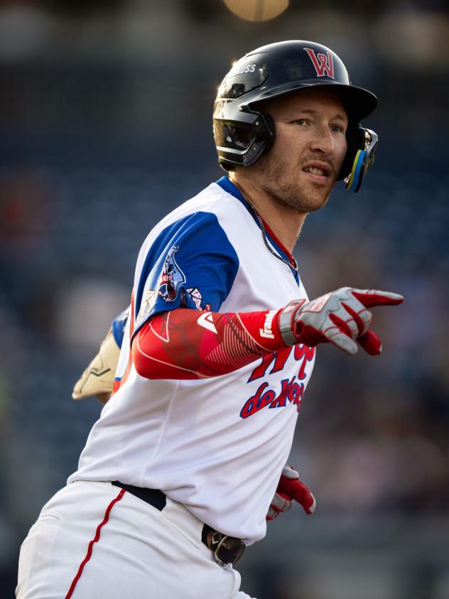 Brett Harris of the Worcester Red Sox