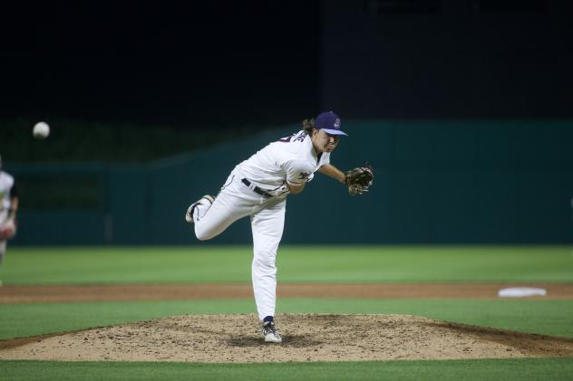 St. Cloud Rox pitcher Brandon Jaenke at the All-Star Game