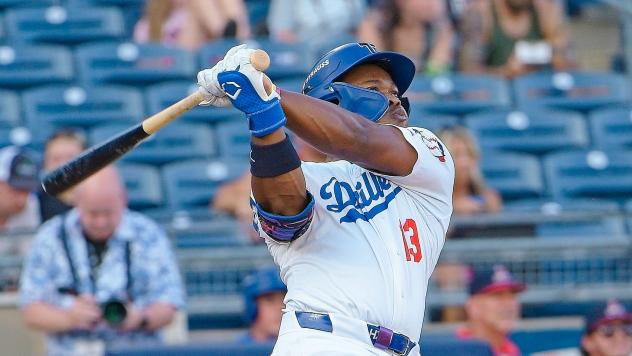 Zyhir Hope homers for the Tulsa Drillers