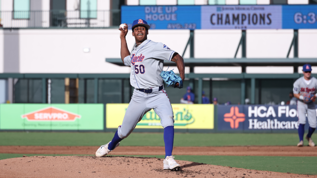 St. Lucie Mets pitcher Emilio Obispo
