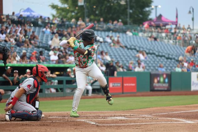 Greensboro Grasshoppers designated hitter Murf Gray