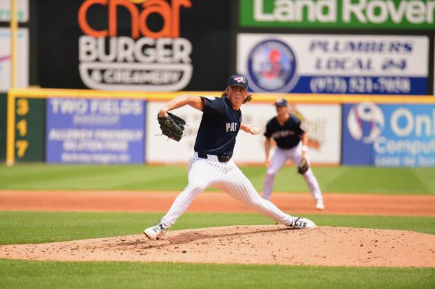 Somerset Patriots pitcher Xavier Rivas