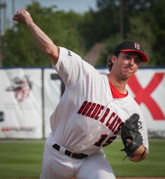 Thunder Bay Border Cats pitcher Jack Pineau