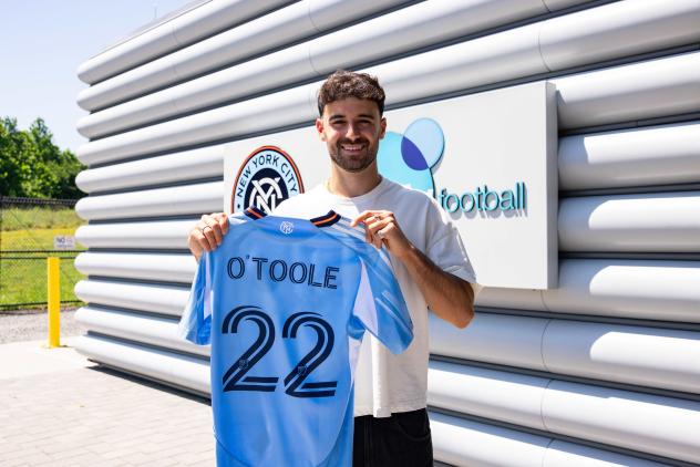 New York City FC defender Kevin O'Toole