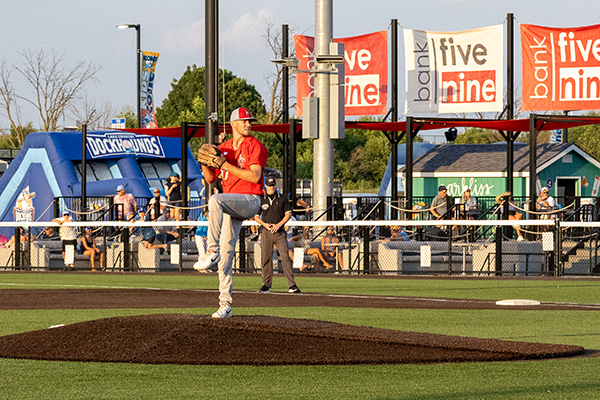 Winnipeg Goldeyes pitcher Reese Downs