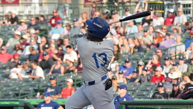 Tulsa Drillers' Zyhir Hope at bat