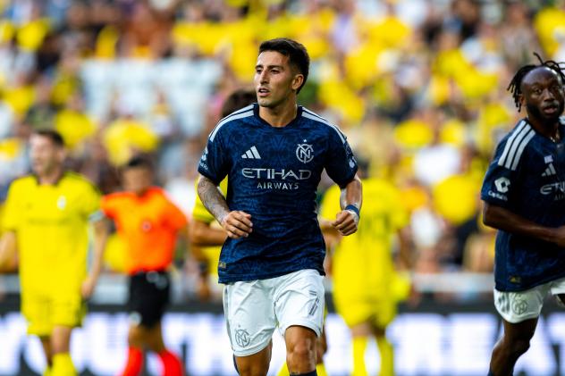 New York City FC midfielder Nicolás Fernández Mercau