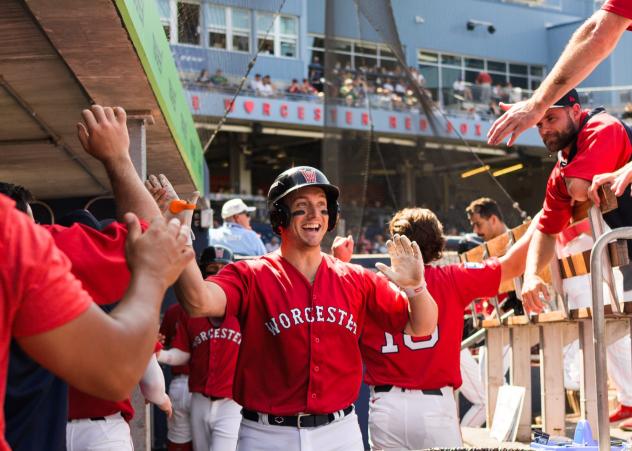 Worcester Red Sox designated hitter Andrew Knizner