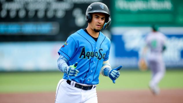 Korbyn Dickerson of the Everett AquaSox