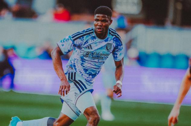 San Jose Earthquakes forward Nonso Adimabua