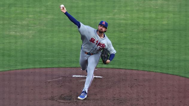 St. Lucie Mets pitcher Clay Holmes