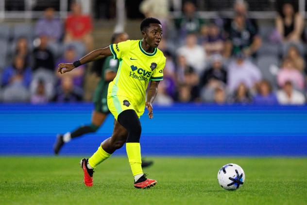 Washington Spirit midfielder Deborah Abiodun