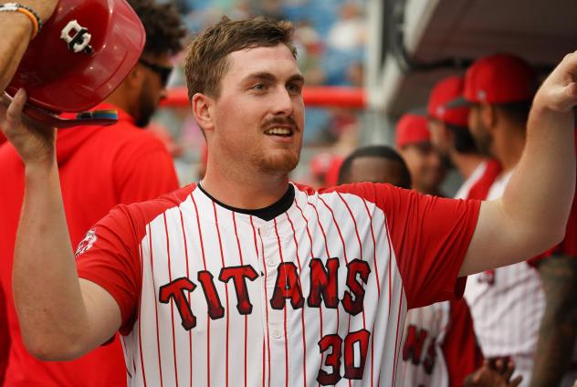 Ottawa Titans infielder Hunter Stokely