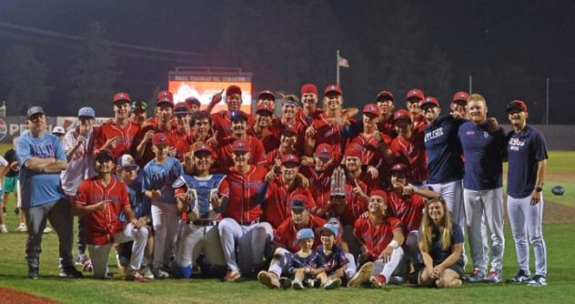 Wenatchee AppleSox celebrate the West Coast League championship