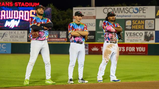 Hickory Crawdads on game night