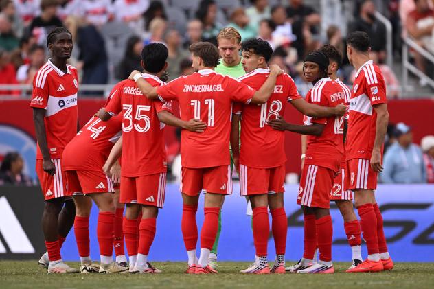 Chicago Fire FC huddle