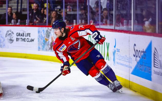 South Carolina Stingrays defenseman Connor Moore
