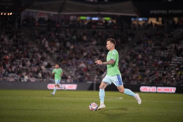 Seattle Sounders FC's Albert Rusnák in action