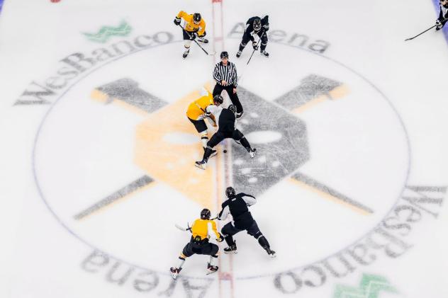 Wheeling Nailers faceoff