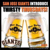 San Jose Giants Thirsty Thursdays