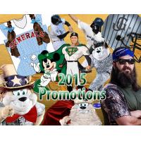 Generals Set 2015 Promotional Schedule
