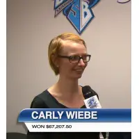 Blades 50/50 Winner Carly Wiebe