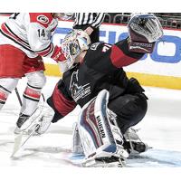 Calvin Pickard of the Lake Erie Monsters
