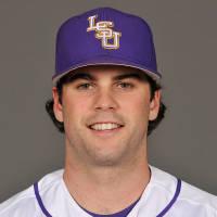Battle Creek Bombers Pitcher Alden Cartwright with LSU