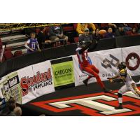 Portland Thunder Wide Receiver Jamar Howard Hauls in a Pass vs. the LA KISS