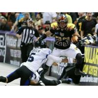 Defensive Back AJ Cruz with the LA KISS