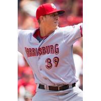 Richie Mirowski with the Harrisburg Senators