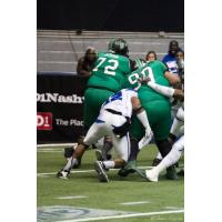 #72 Anthony Jackson and #99 Stanlee Bradley of the Nashville Venom