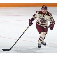Forward Michael Clarke with the Peterborough Petes