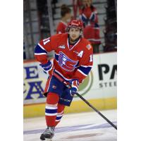 Forward Liam Stewart with the Spokane Chiefs